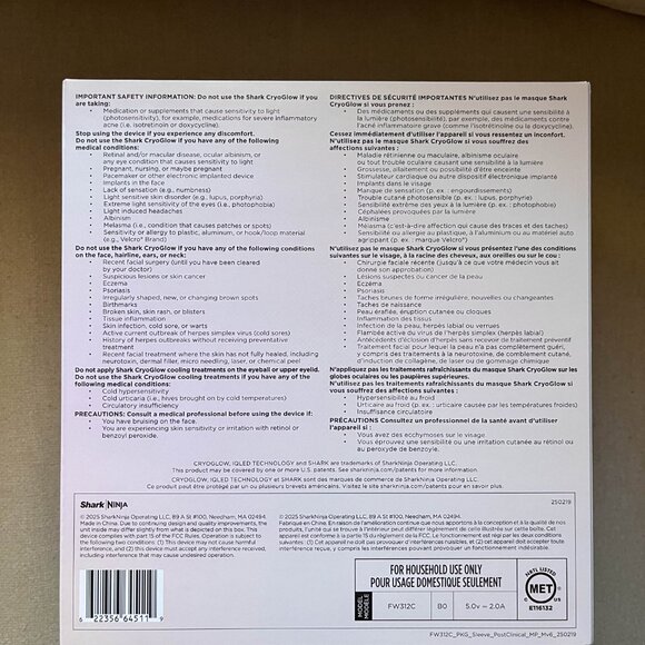 Shark CryoGlow Red Blue & Infrared iQLED Face Mask - Picture 4 of 4